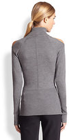Thumbnail for your product : Yigal Azrouel Open-Shoulder Turtleneck Sweater