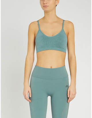 adidas All Me knitted sports bra