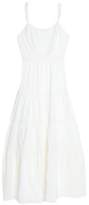Thumbnail for your product : Joie Lace-Trimmed Tiered Silk-Georgette Maxi Dress