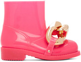 Thumbnail for your product : J.W.Anderson Pink Chain Ankle Boots