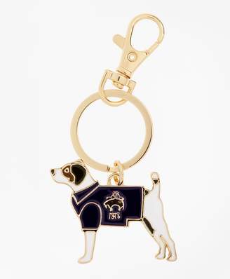 Brooks Brothers Enamel Dog Keychain