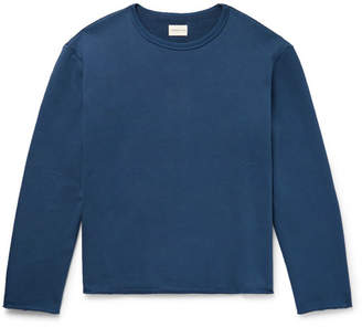 Simon Miller Garvey Loopback Cotton-Jersey Sweatshirt - Men - Cobalt blue