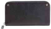 Thumbnail for your product : Balenciaga black leather zip around wallet