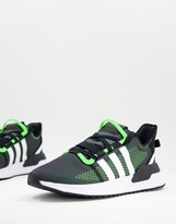 Thumbnail for your product : adidas U-Path Run trainers in black