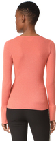 Thumbnail for your product : DKNY Bell Sleeve Tight V Neck Sweater