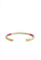 Thumbnail for your product : Aurélie Bidermann Pink Soho Serpent And Wire Bangle