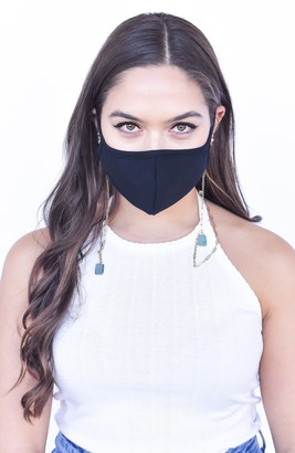 Ruby Grey Stone Adult Face Mask Chain