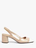 Thumbnail for your product : John Lewis & Partners Bonnie Leather Low Heel Slingback Court Shoes, Nude
