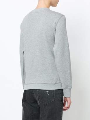 Derek Lam 10 Crosby Crewneck Sweatshirt With Lacing Detail