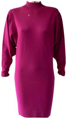 Saint Laurent \N Pink Wool Dresses