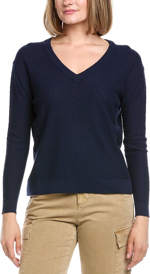 Hannah Rose Savannah Linen-Blend Sweater