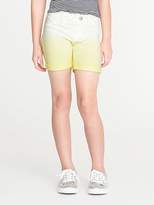 Thumbnail for your product : Old Navy French-Terry Dip-Dye Midi Shorts for Girls
