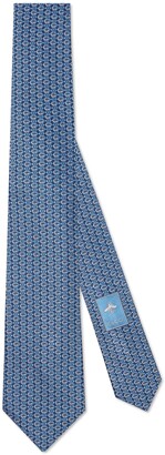 Gucci Interlocking G Horsebit silk tie