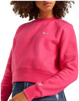 Thumbnail for your product : Tommy Jeans Cropped Crew Neck Sweatshirt