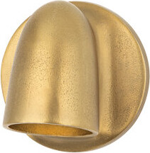 Mitzi Canna 4.75 inch wide 1 Light Wall Sconce in Aged Brass