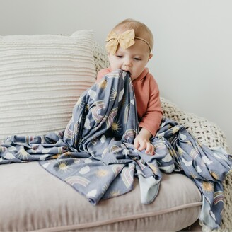 Copper Pearl Knit Swaddle Blanket, Hope