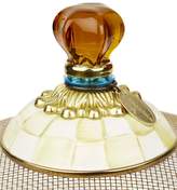 Thumbnail for your product : Mackenzie Childs Mackenzie-childs Parchment Check Enamel Dome (38cm)
