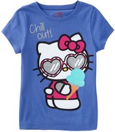 Thumbnail for your product : Hello Kitty Chill Out Glitter Graphic Tee (Little Girls)