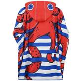 Thumbnail for your product : BillybanditBoys Striped Octopus Bath Towel With Hood