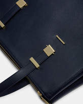 Thumbnail for your product : Ted Baker ALUNAA Adjustable handle leather tote bag