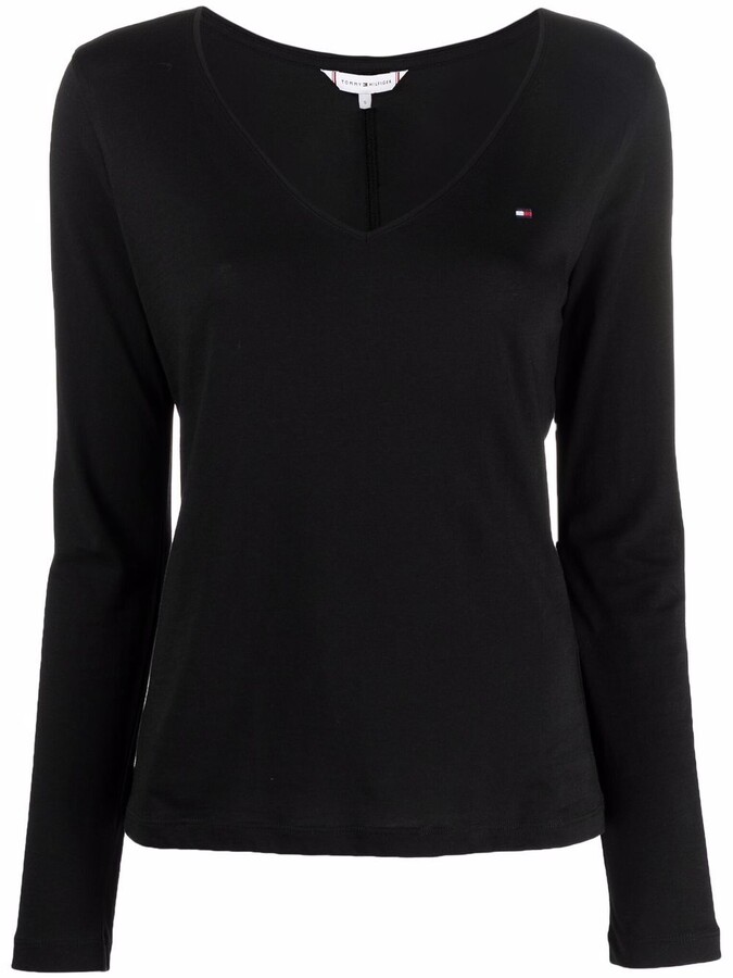 tommy hilfiger ladies long sleeve tops