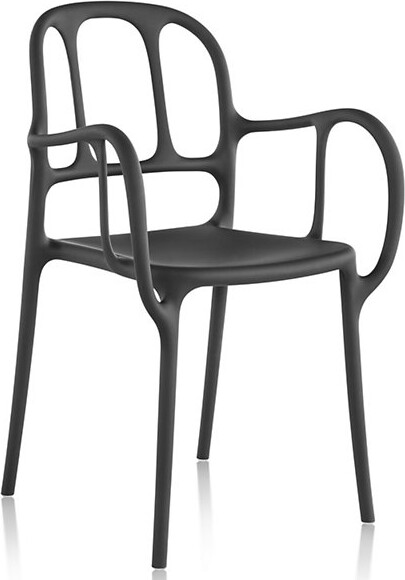 Magis Milà Chair, Set of Two in Black