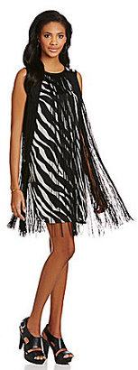 MICHAEL Michael Kors Ghanzi Zebra-Print Sheath Dress