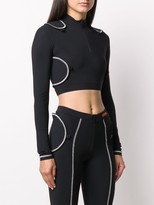 Thumbnail for your product : Heron Preston Removable Patch Cropped Top