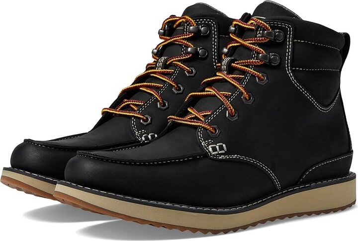 L.L. Bean Stonington Boots Moc Toe Men's Shoes Dark Oakwood : 7 D - Medium, Leather