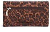 Thumbnail for your product : GUESS Delaney Leopard-Print Slim Clutch