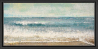 Ready2hangart Beach Memories by Norman Wyatt Jr. - Floater Frame Painting