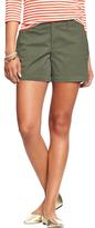 Thumbnail for your product : Old Navy Women's Twill Shorts (5")