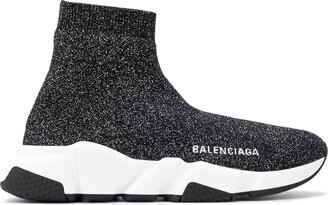 balenciaga stretch knit shoes