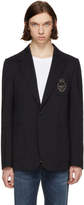 Thumbnail for your product : Dolce & Gabbana Navy Embroidered Blazer