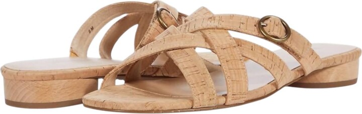 VANELi Women's Brogan Slide Sandal In Natural Cork