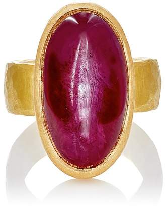 Malcolm Betts Women's Ruby Cabochon Ring