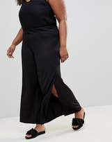 Thumbnail for your product : Junarose Pleated Wide Leg Pant With Side Split