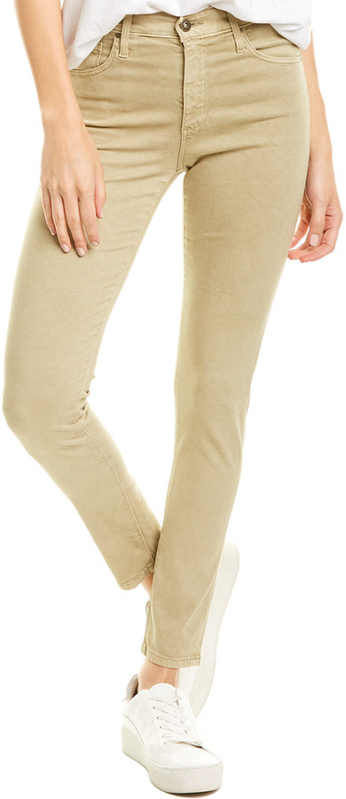 AG Jeans The Farrah Sulfur Dried Patchouli High-Rise Skinny Ankle Cut -  ShopStyle