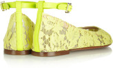 Thumbnail for your product : Valentino Lace Ballet Flats