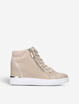 Thumbnail for your product : Aldo Ailanna high-top faux-suede trainers