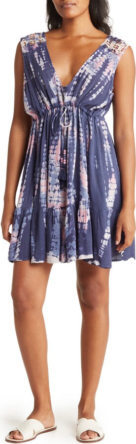 BOHO ME Tie Dye V-Neck Tank Top