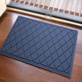 Thumbnail for your product : Weather Guard™ Weather Guard Argyle 23" X 35" Door Mat In Dark Brown