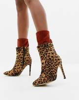 Thumbnail for your product : ASOS DESIGN fine cord ankle socks