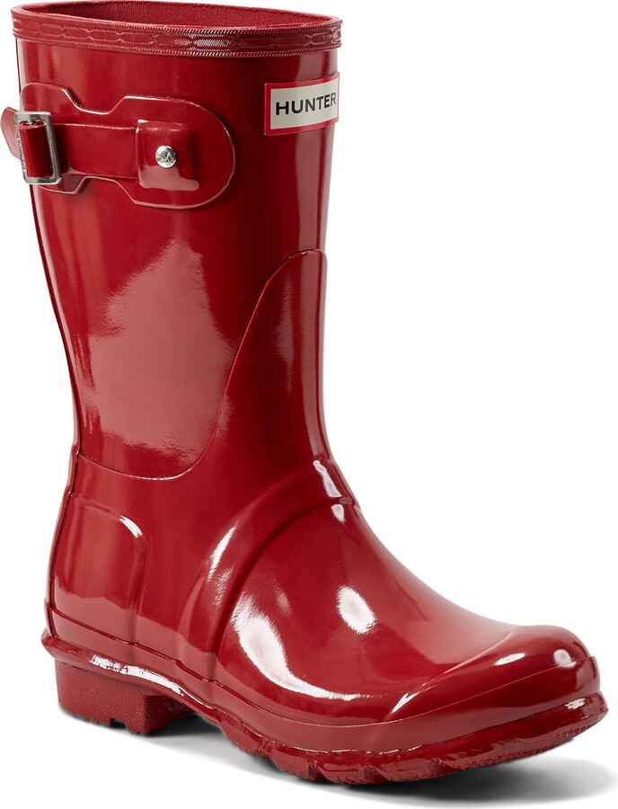 Hunter Original Tour Short Gloss Packable Rain Boot