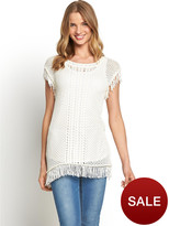 Thumbnail for your product : South Pointelle Open Knit Tunic