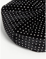 Thumbnail for your product : Saint Laurent Velvet diamante beret