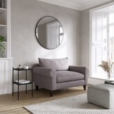 Thumbnail for your product : The White Company Evesham Velvet Love Seat, Silver Grey Velvet, One Size