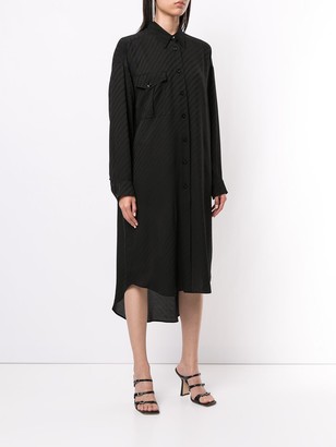 Givenchy oversized Chaine motif shirt dress