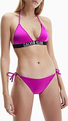 Calvin Klein Intense Power Triangle Bikini Top - ShopStyle Two Piece  Swimsuits