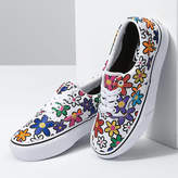 checkered vans with daisies